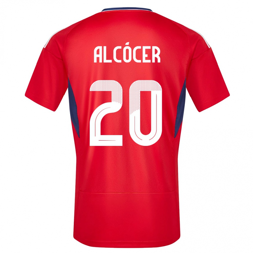 Mujer Fútbol Camiseta Costa Rica Josimar Alcocer #20 Rojo 1ª Equipación 24-26 México