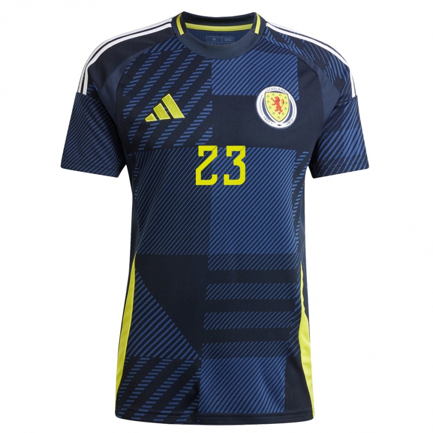 Mujer Fútbol Camiseta Escocia Jamie-Lee Napier #23 Azul Oscuro 1ª Equipación 24-26 México