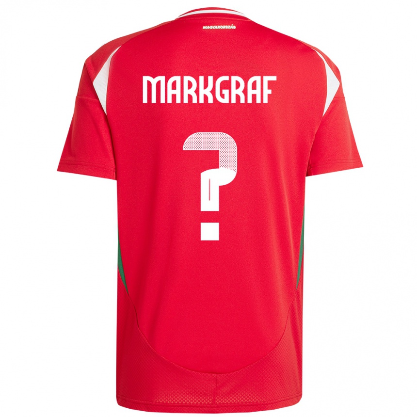 Mujer Fútbol Camiseta Hungría Ákos Markgráf #0 Rojo 1ª Equipación 24-26 México
