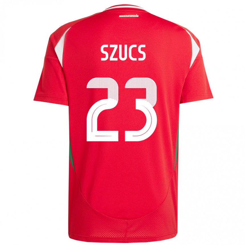 Mujer Fútbol Camiseta Hungría Tamás Szűcs #23 Rojo 1ª Equipación 24-26 México