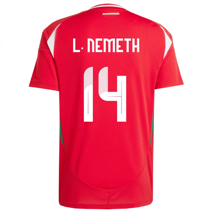 Mujer Fútbol Camiseta Hungría Loretta Németh #14 Rojo 1ª Equipación 24-26 México