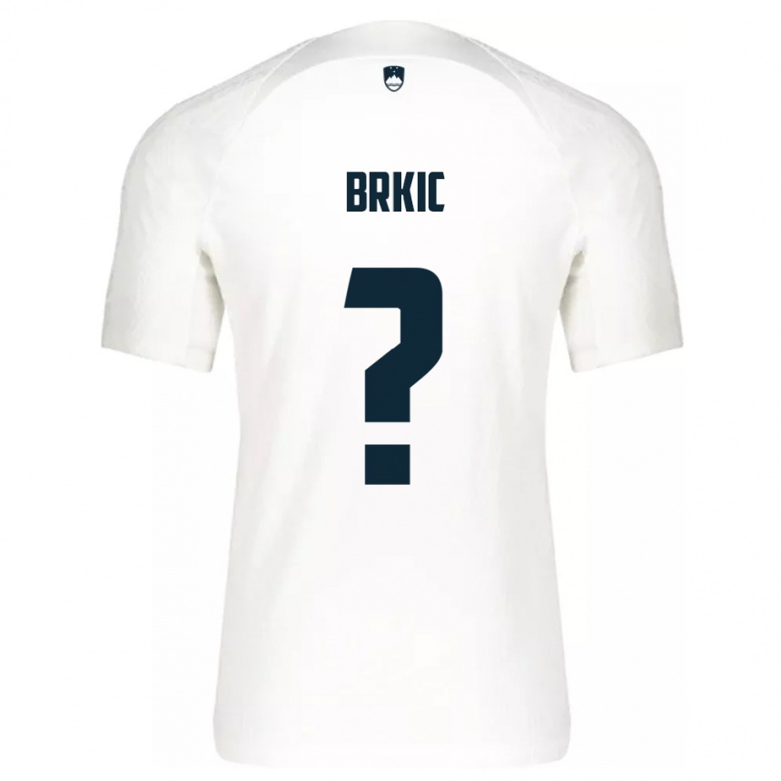 Mujer Fútbol Camiseta Eslovenia Timotej Brkic #0 Blanco 1ª Equipación 24-26 México