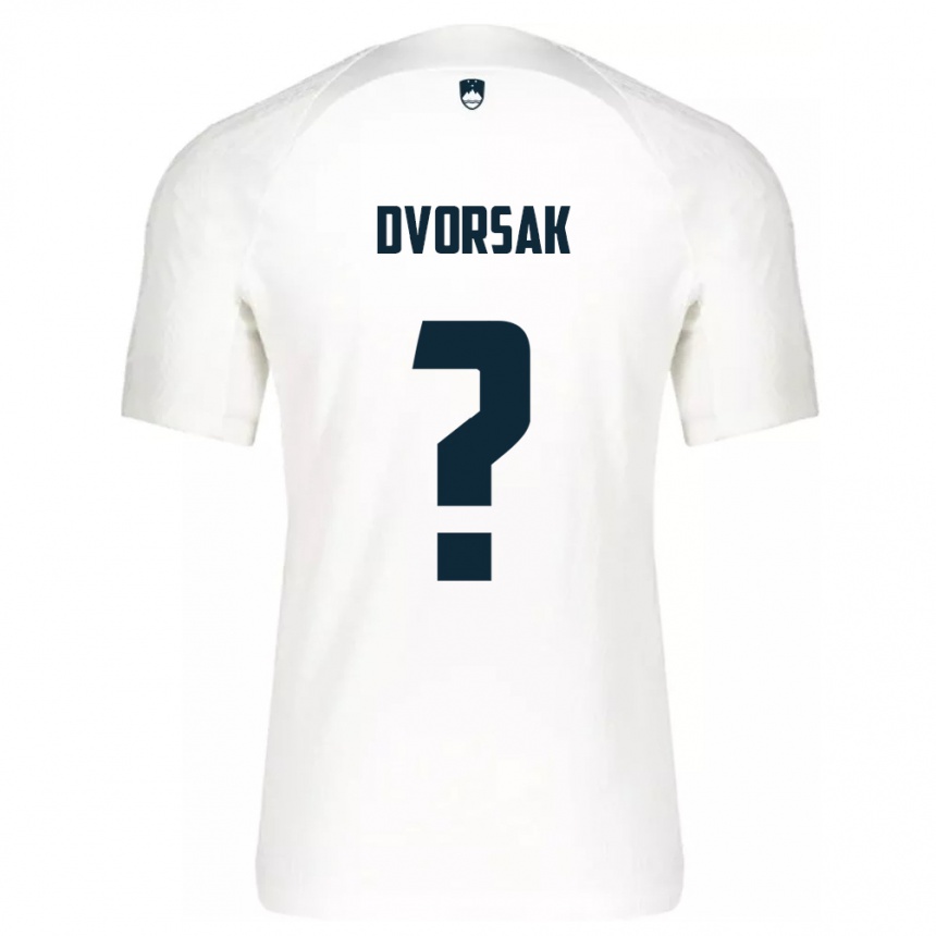 Mujer Fútbol Camiseta Eslovenia Matej Dvorsak #0 Blanco 1ª Equipación 24-26 México