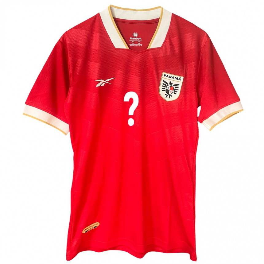 Mujer Fútbol Camiseta Panamá Jafet Obando #0 Rojo 1ª Equipación 24-26 México