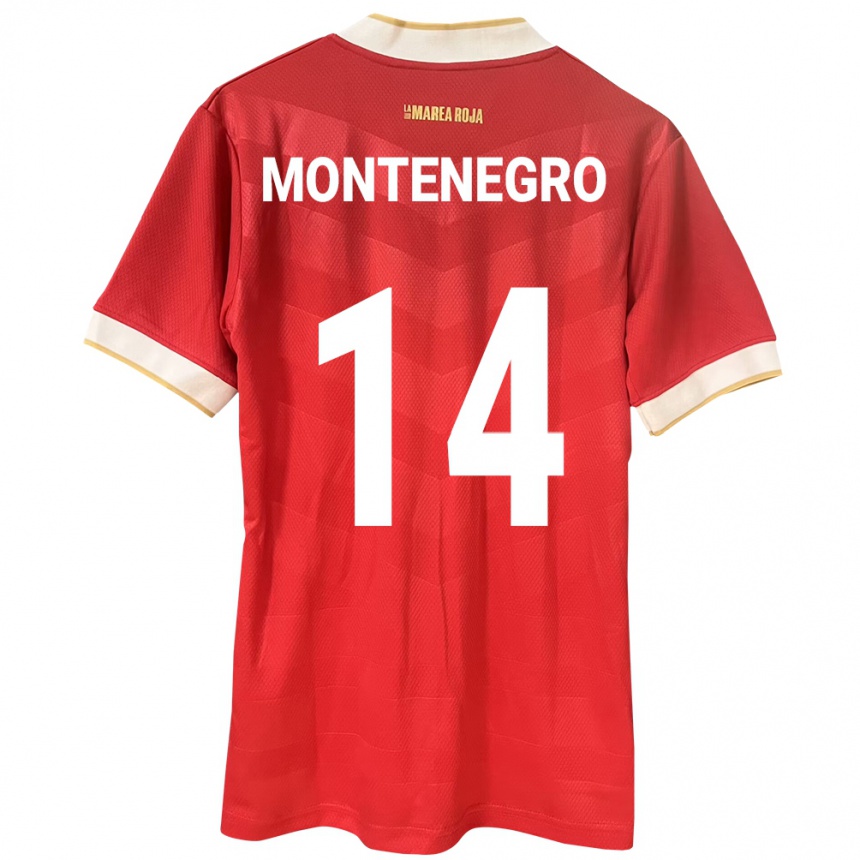 Mujer Fútbol Camiseta Panamá Carmen Montenegro #14 Rojo 1ª Equipación 24-26 México
