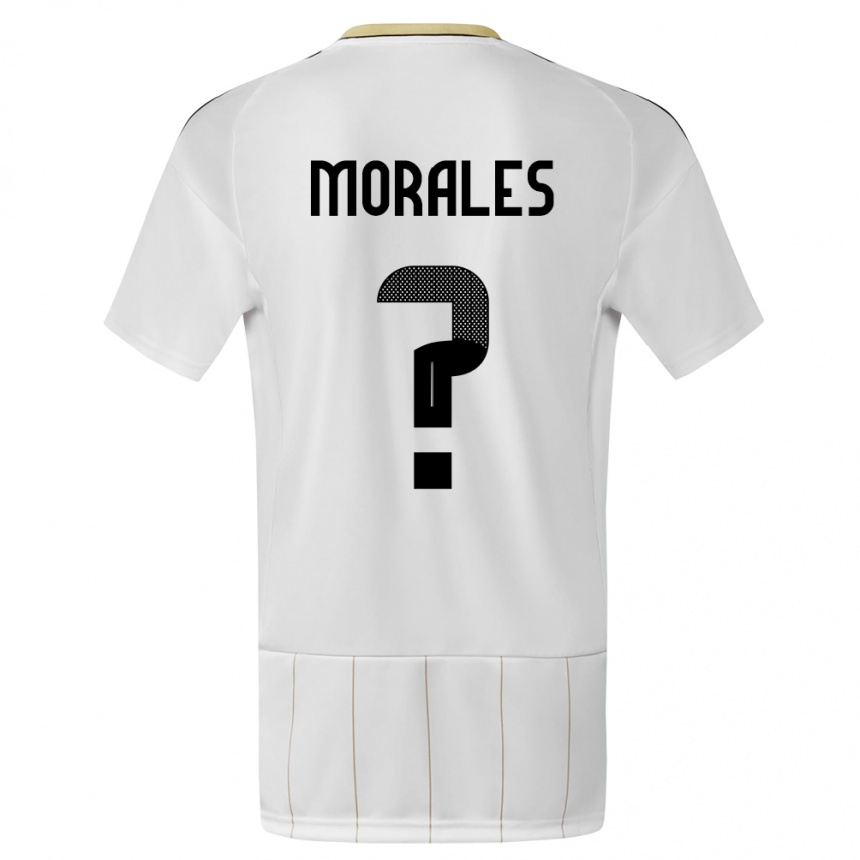 Mujer Fútbol Camiseta Costa Rica Bryan Morales #0 Blanco 2ª Equipación 24-26 México