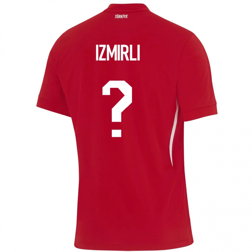 Mujer Fútbol Camiseta Turquía Ege İzmirli #0 Rojo 2ª Equipación 24-26 México