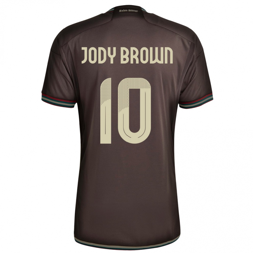 Mujer Fútbol Camiseta Jamaica Jody Brown #10 Marrón Noche 2ª Equipación 24-26 México