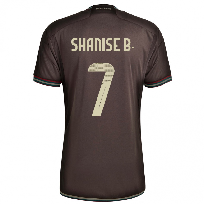 Mujer Fútbol Camiseta Jamaica Shanise Buckley #7 Marrón Noche 2ª Equipación 24-26 México