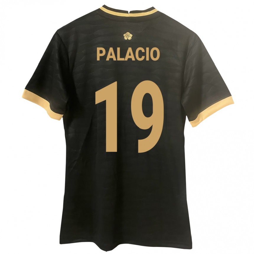 Mujer Fútbol Camiseta Panamá Yarelis Palacio #19 Negro 2ª Equipación 24-26 México