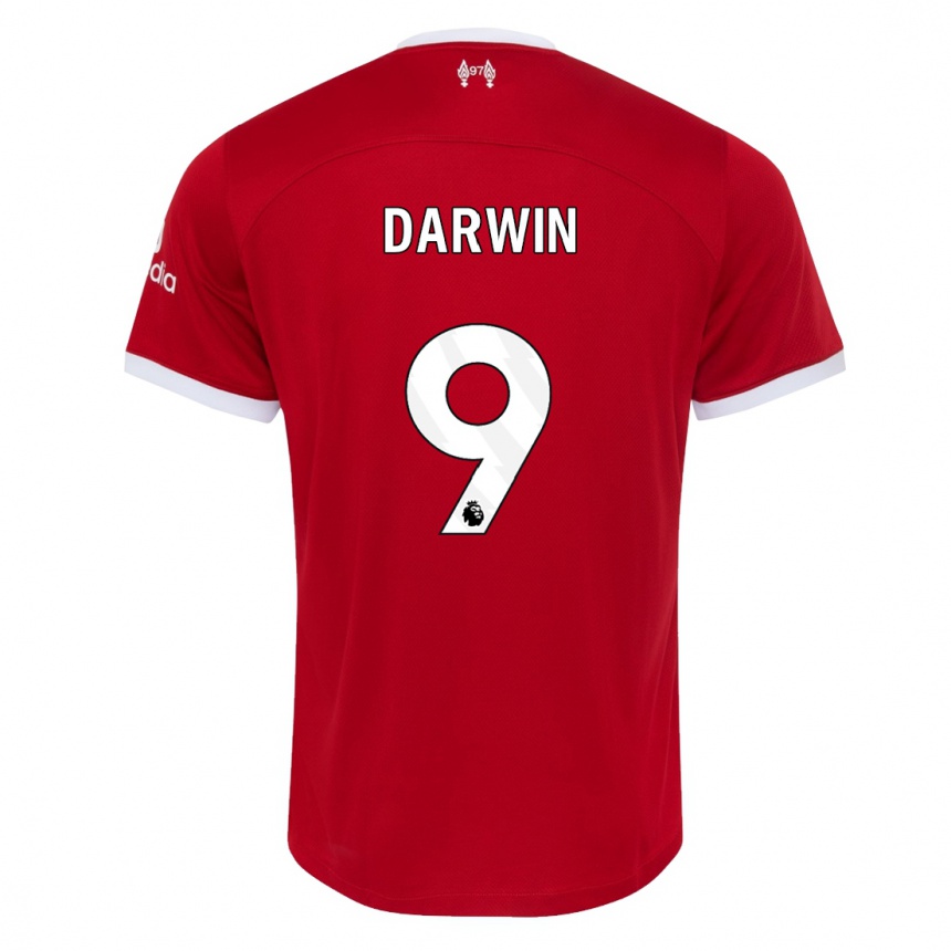 Niño Fútbol Camiseta Darwin Nunez #9 Rojo 1ª Equipación 2023/24 México