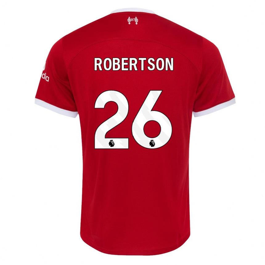 Niño Fútbol Camiseta Andrew Robertson #26 Rojo 1ª Equipación 2023/24 México