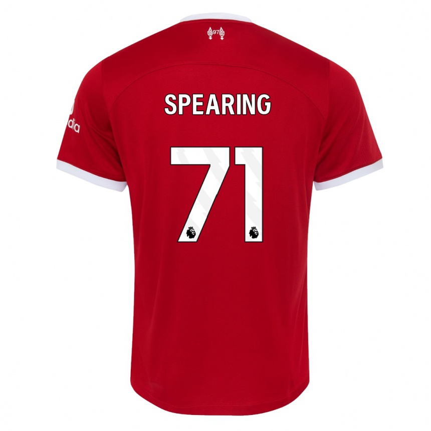 Niño Fútbol Camiseta Jay Spearing #71 Rojo 1ª Equipación 2023/24 México