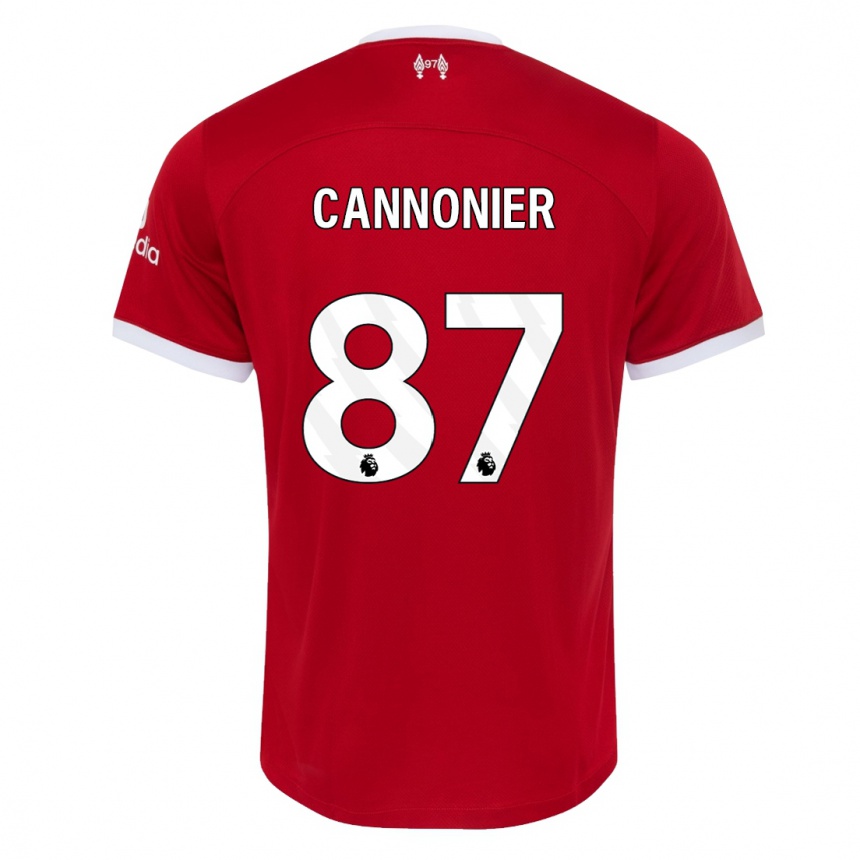 Niño Fútbol Camiseta Oakley Cannonier #87 Rojo 1ª Equipación 2023/24 México