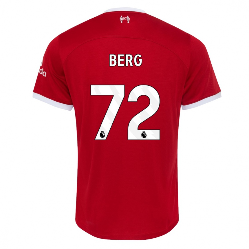 Niño Fútbol Camiseta Sepp Van Den Berg #72 Rojo 1ª Equipación 2023/24 México