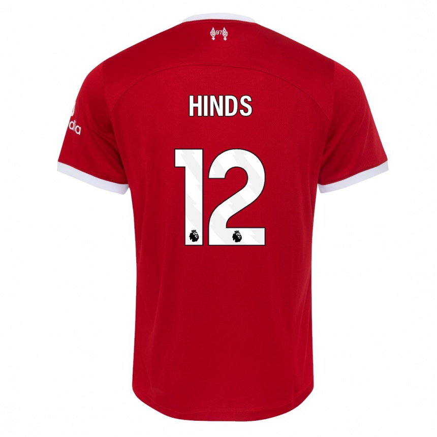 Niño Fútbol Camiseta Taylor Hinds #12 Rojo 1ª Equipación 2023/24 México