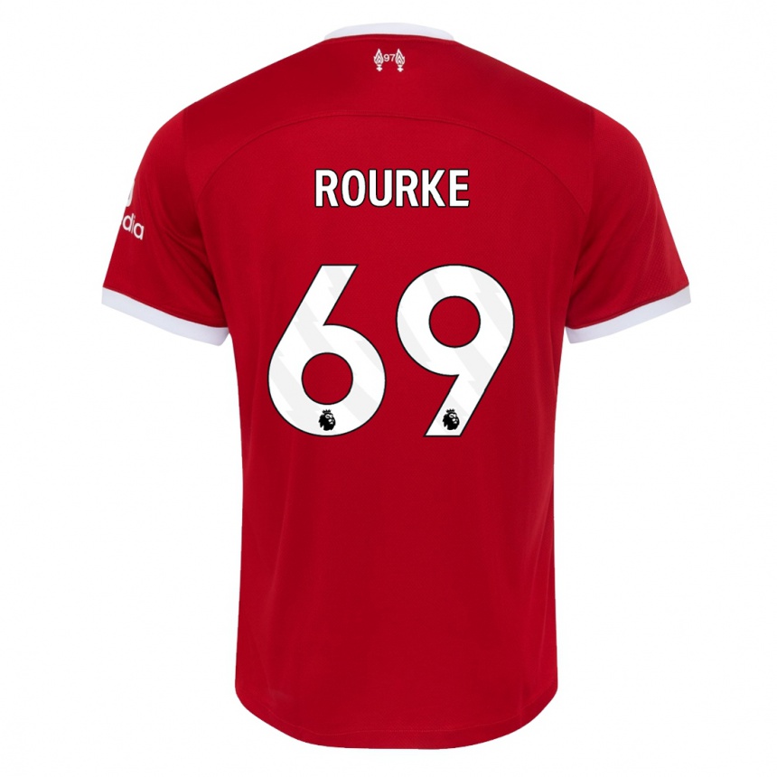 Niño Fútbol Camiseta Fidel O'rourke #69 Rojo 1ª Equipación 2023/24 México