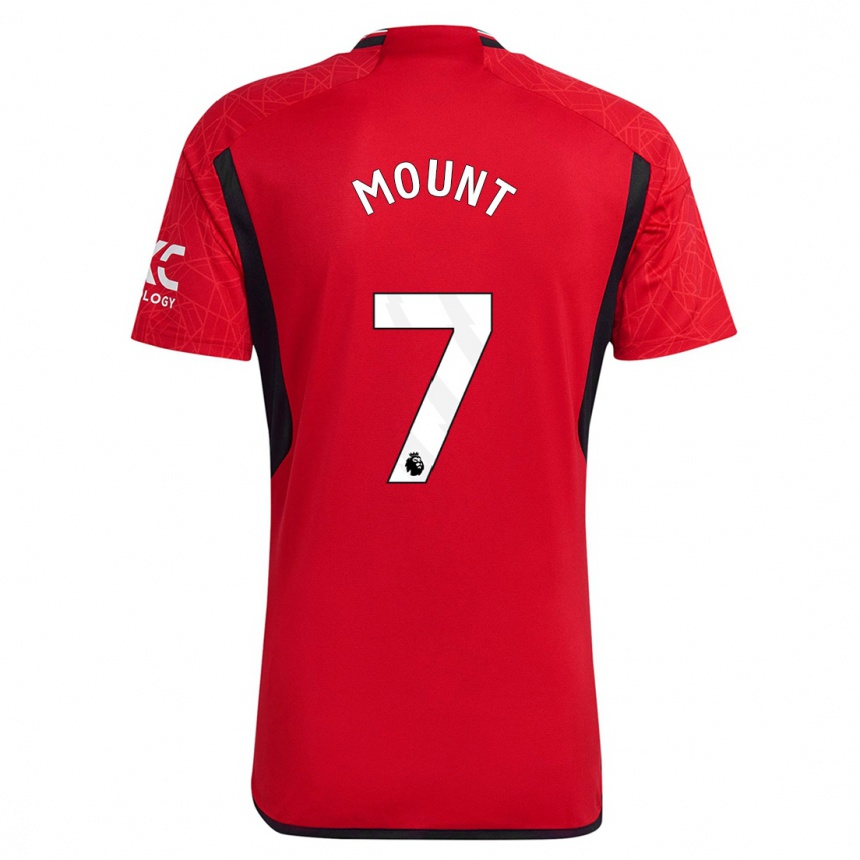 Niño Fútbol Camiseta Mason Mount #7 Rojo 1ª Equipación 2023/24 México