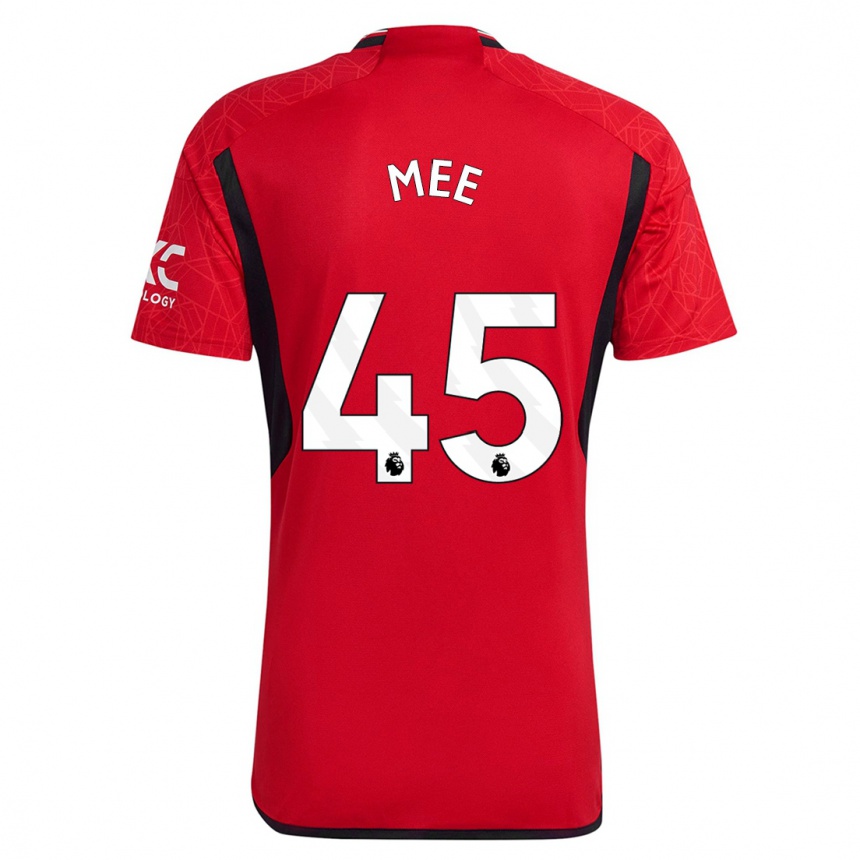 Niño Fútbol Camiseta Dermot Mee #45 Rojo 1ª Equipación 2023/24 México