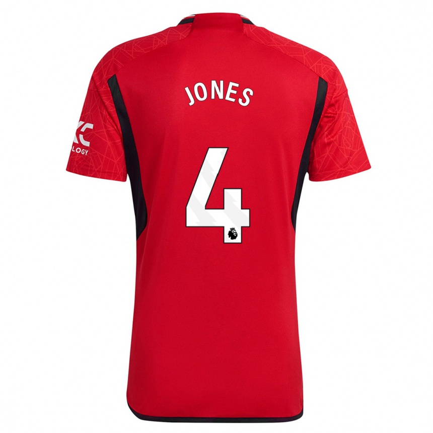 Niño Fútbol Camiseta Phil Jones #4 Rojo 1ª Equipación 2023/24 México