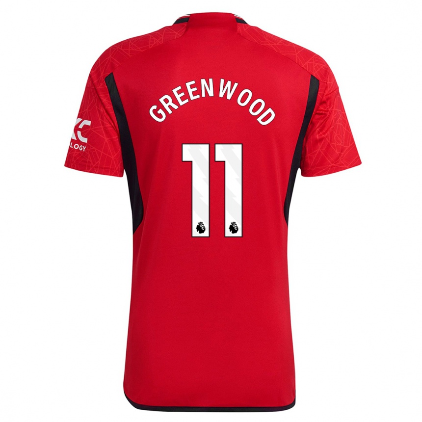 Niño Fútbol Camiseta Mason Greenwood #11 Rojo 1ª Equipación 2023/24 México