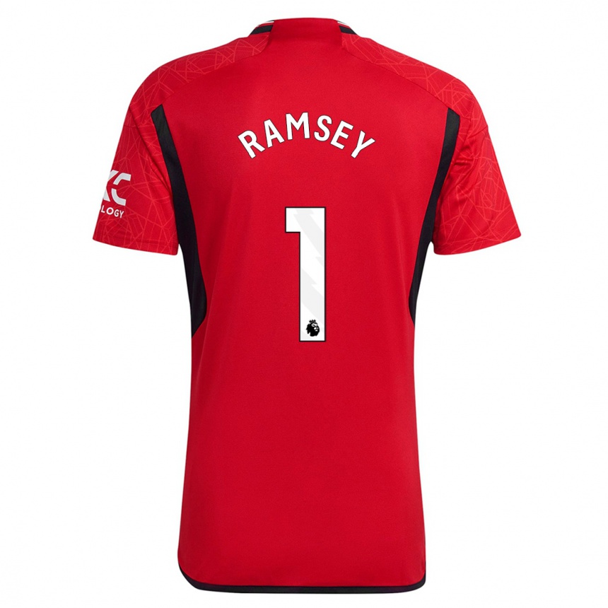 Niño Fútbol Camiseta Emily Ramsey #1 Rojo 1ª Equipación 2023/24 México