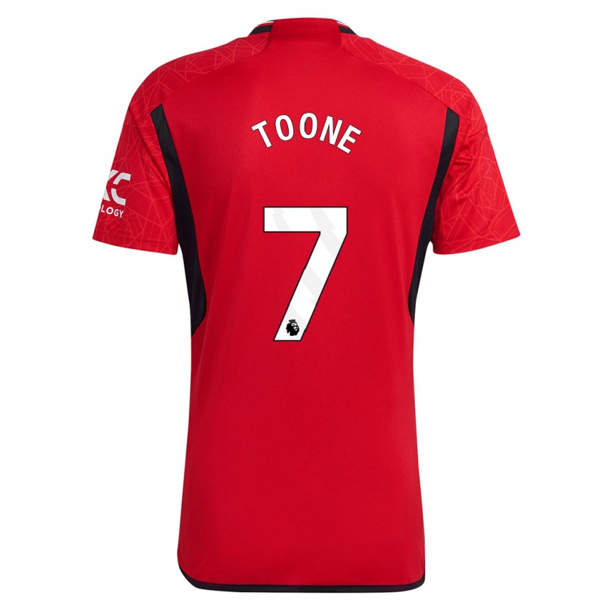 Niño Fútbol Camiseta Ella Toone #7 Rojo 1ª Equipación 2023/24 México