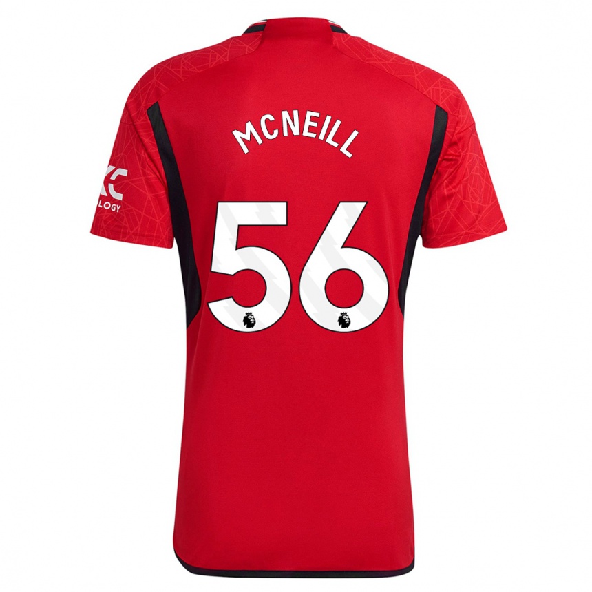 Niño Fútbol Camiseta Charlie Mcneill #56 Rojo 1ª Equipación 2023/24 México