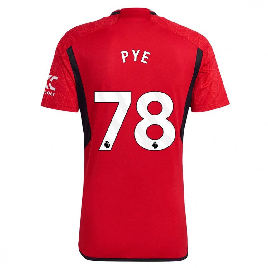 Niño Fútbol Camiseta Logan Pye #78 Rojo 1ª Equipación 2023/24 México