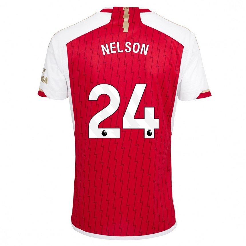 Niño Fútbol Camiseta Reiss Nelson #24 Rojo 1ª Equipación 2023/24 México