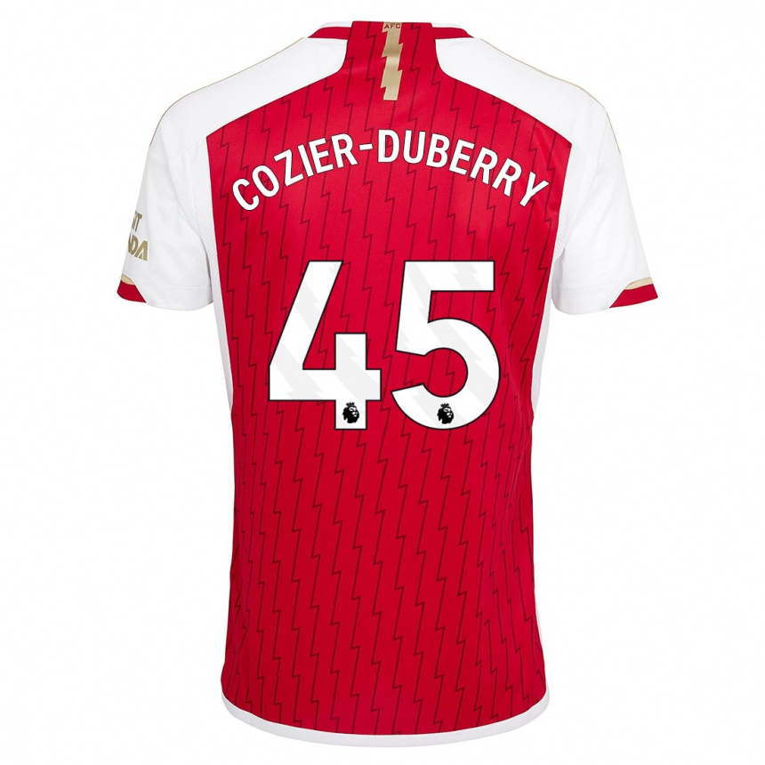 Niño Fútbol Camiseta Amario Cozier-Duberry #45 Rojo 1ª Equipación 2023/24 México