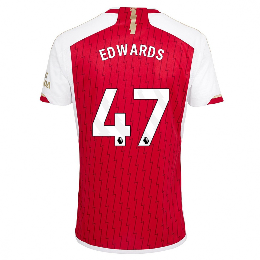 Niño Fútbol Camiseta Khayon Edwards #47 Rojo 1ª Equipación 2023/24 México