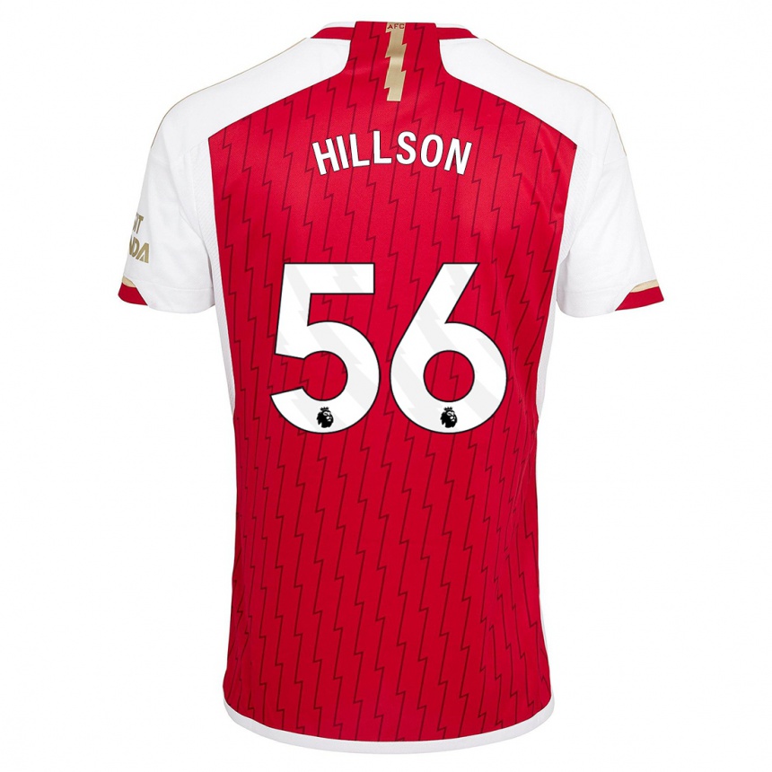 Niño Fútbol Camiseta James Hillson #56 Rojo 1ª Equipación 2023/24 México