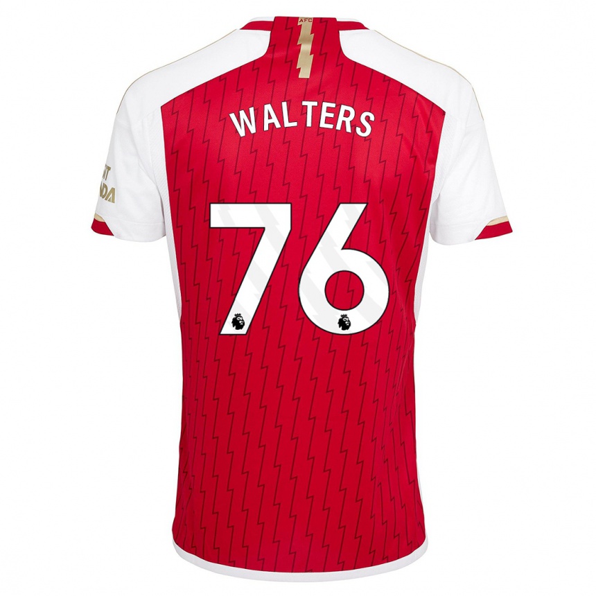 Niño Fútbol Camiseta Reuell Walters #76 Rojo 1ª Equipación 2023/24 México