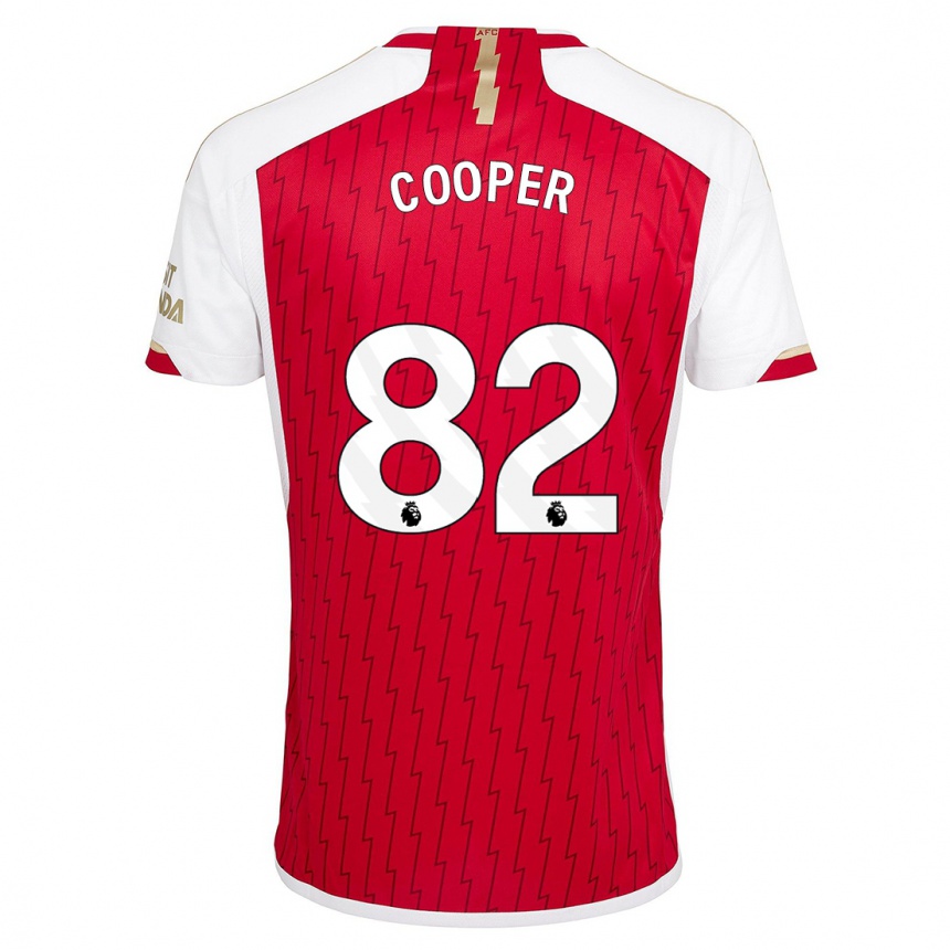 Niño Fútbol Camiseta Noah Cooper #82 Rojo 1ª Equipación 2023/24 México