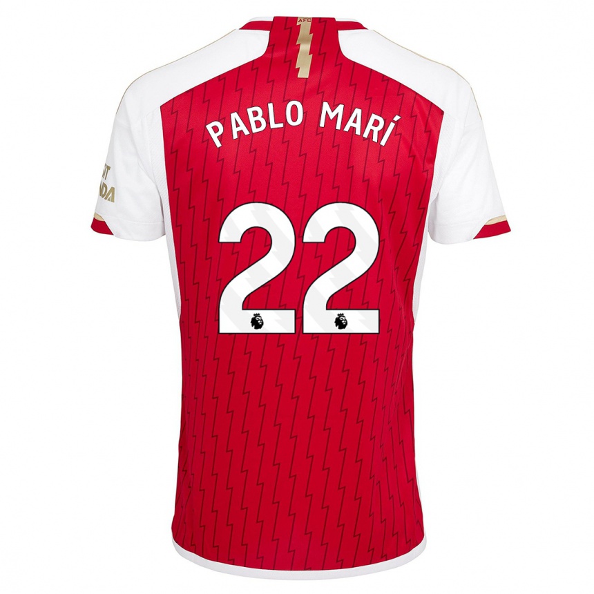 Niño Fútbol Camiseta Pablo Mari #22 Rojo 1ª Equipación 2023/24 México