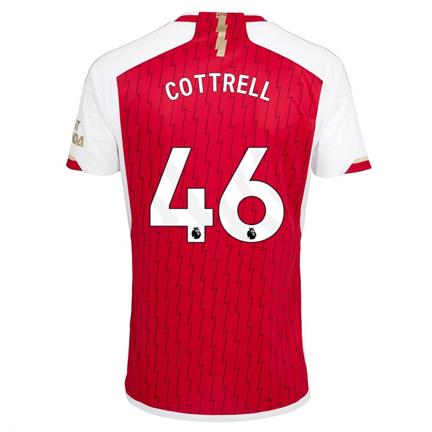 Niño Fútbol Camiseta Ben Cottrell #46 Rojo 1ª Equipación 2023/24 México