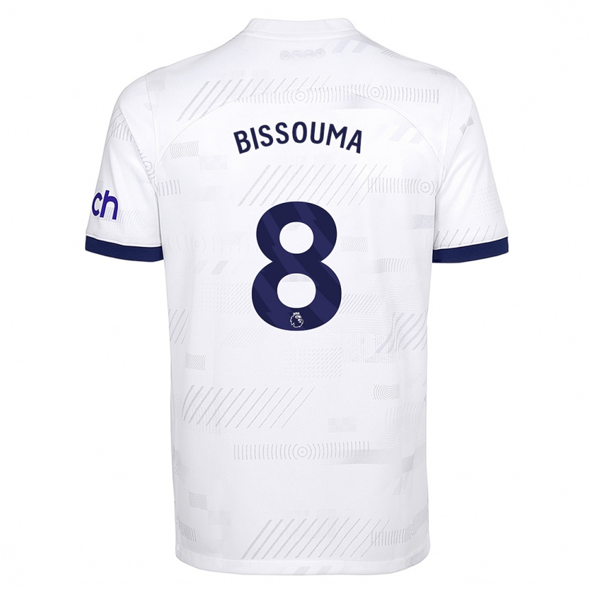 Niño Fútbol Camiseta Yves Bissouma #8 Blanco 1ª Equipación 2023/24 México