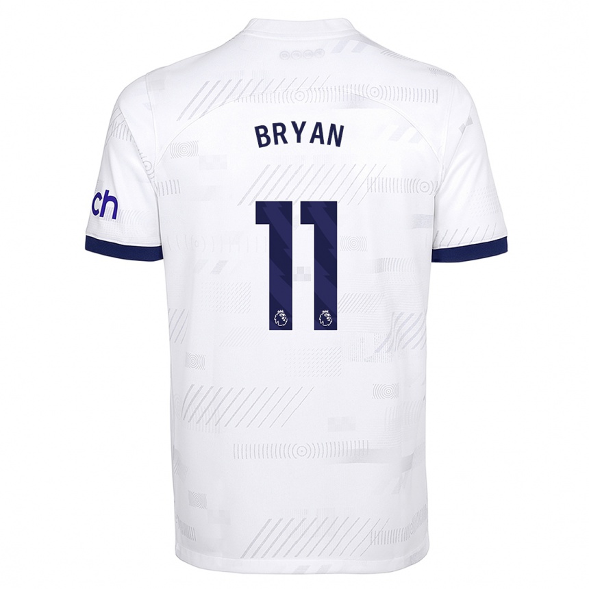 Niño Fútbol Camiseta Bryan Gil #11 Blanco 1ª Equipación 2023/24 México