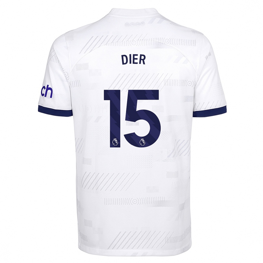 Niño Fútbol Camiseta Eric Dier #15 Blanco 1ª Equipación 2023/24 México