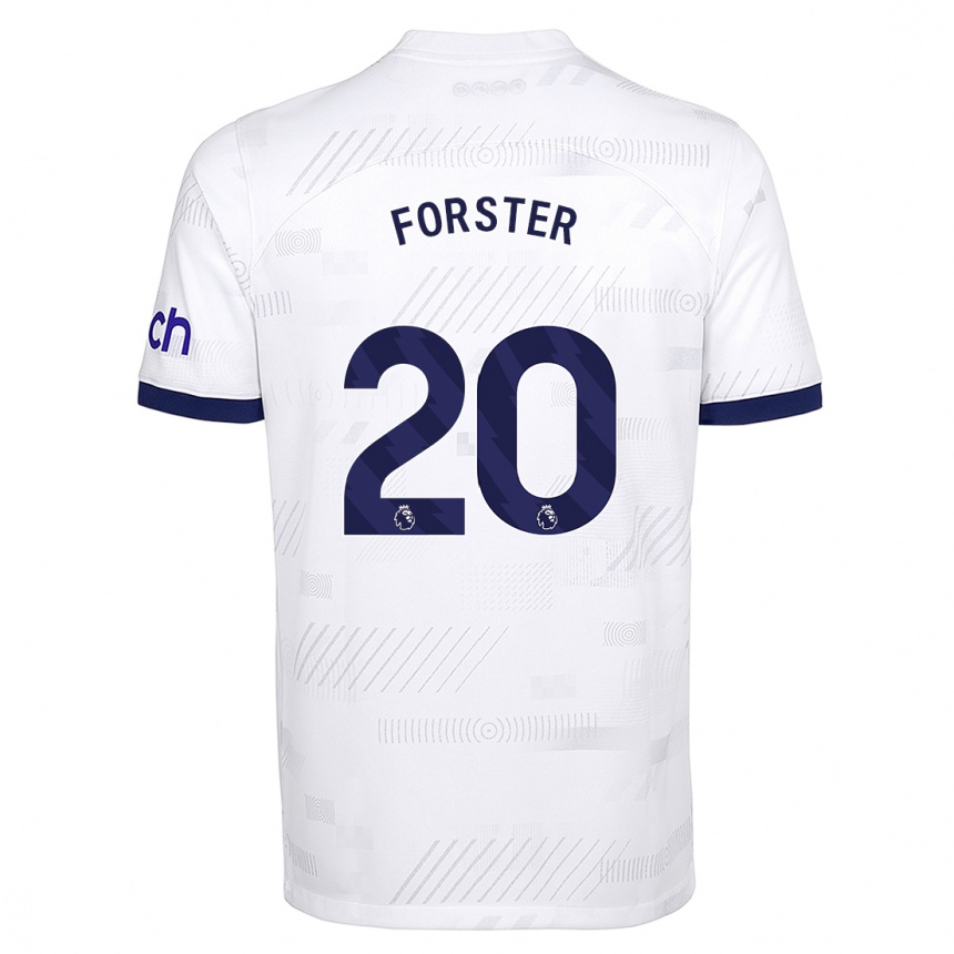 Niño Fútbol Camiseta Fraser Forster #20 Blanco 1ª Equipación 2023/24 México