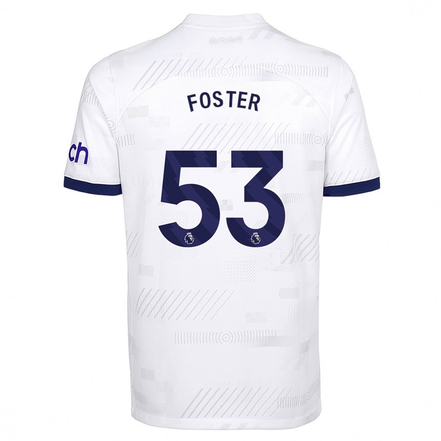 Niño Fútbol Camiseta Brooklyn Lyons Foster #53 Blanco 1ª Equipación 2023/24 México