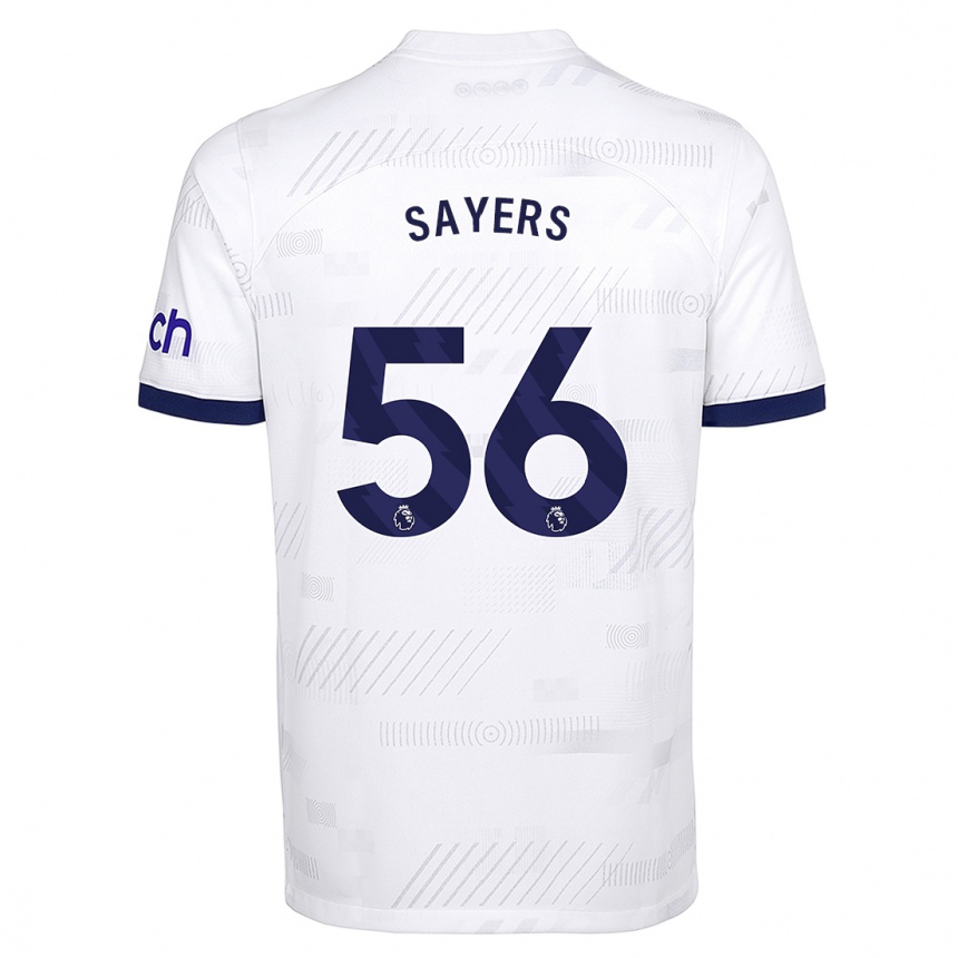Niño Fútbol Camiseta Charlie Sayers #56 Blanco 1ª Equipación 2023/24 México