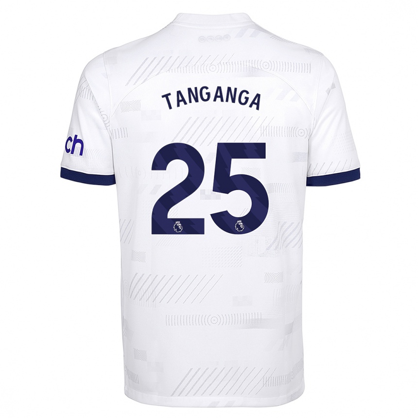 Niño Fútbol Camiseta Japhet Tanganga #25 Blanco 1ª Equipación 2023/24 México