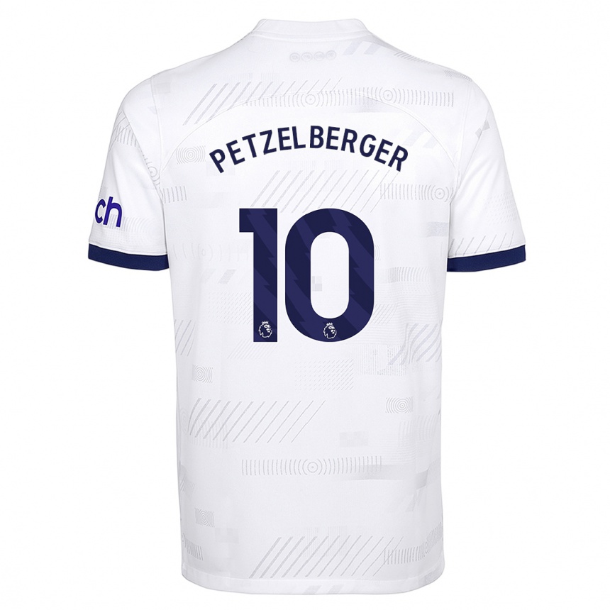 Niño Fútbol Camiseta Ramona Petzelberger #10 Blanco 1ª Equipación 2023/24 México