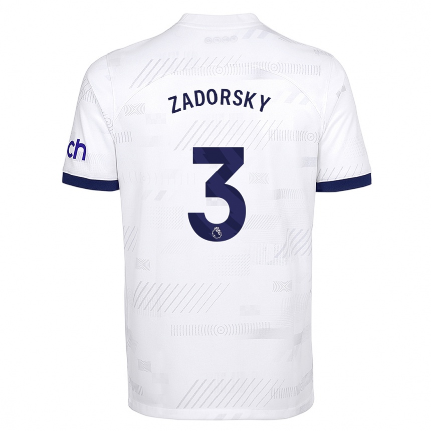 Niño Fútbol Camiseta Shelina Zadorsky #3 Blanco 1ª Equipación 2023/24 México