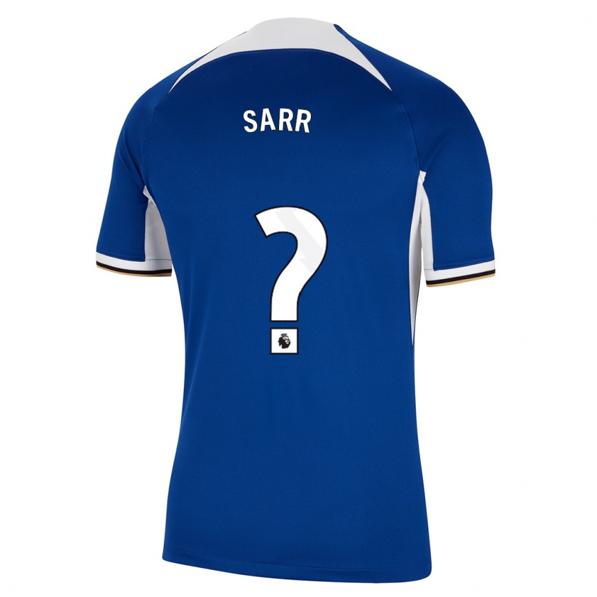 Niño Fútbol Camiseta Malang Sarr #0 Azul 1ª Equipación 2023/24 México