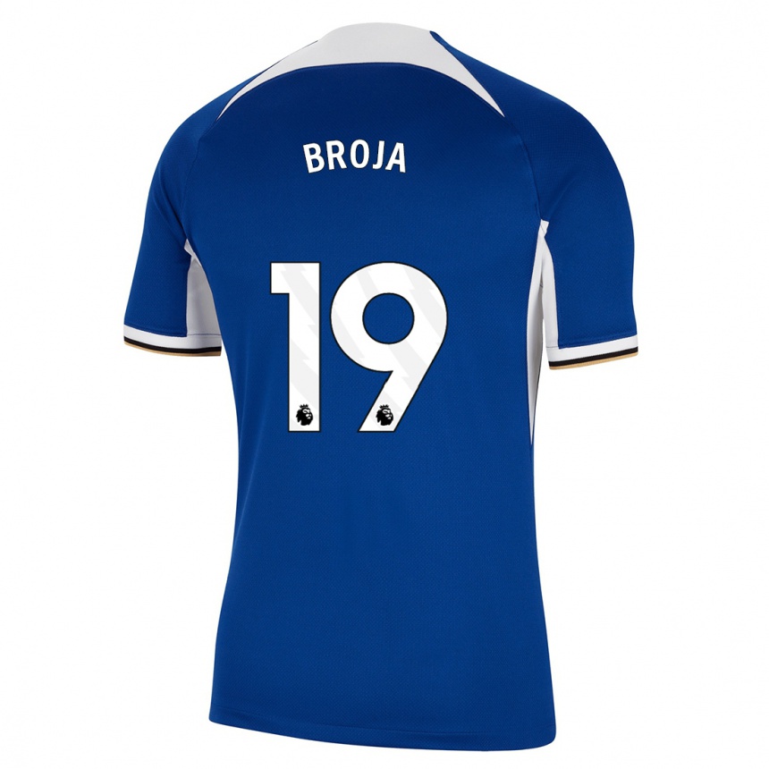 Niño Fútbol Camiseta Armando Broja #19 Azul 1ª Equipación 2023/24 México