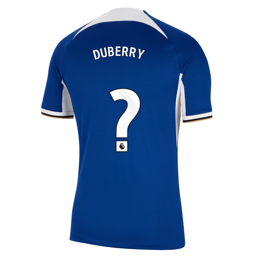 Niño Fútbol Camiseta Zain Silcott-Duberry #0 Azul 1ª Equipación 2023/24 México