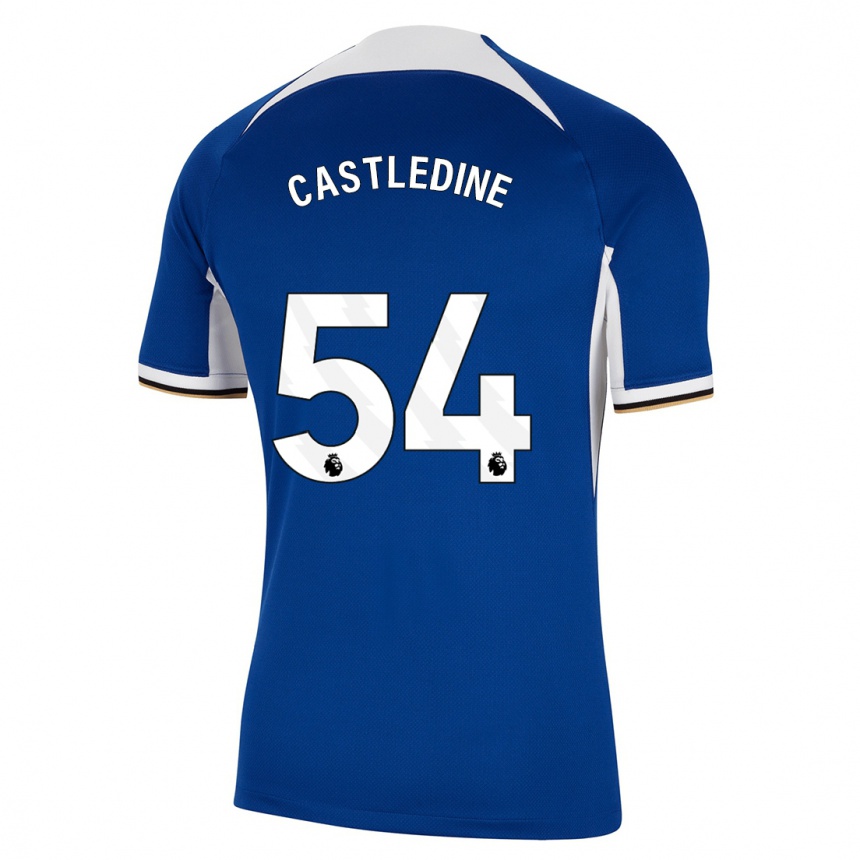 Niño Fútbol Camiseta Leo Castledine #54 Azul 1ª Equipación 2023/24 México